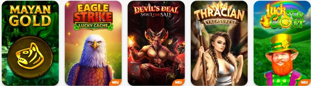 Cazimbo Casino games