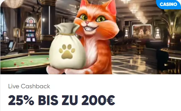 CazimboCasino Live Cashback