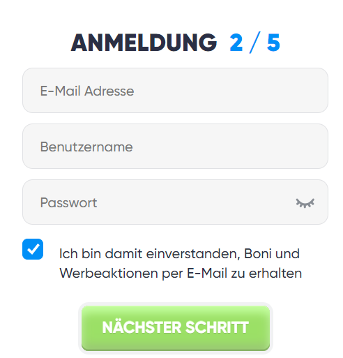 CazimboCasino SignUp